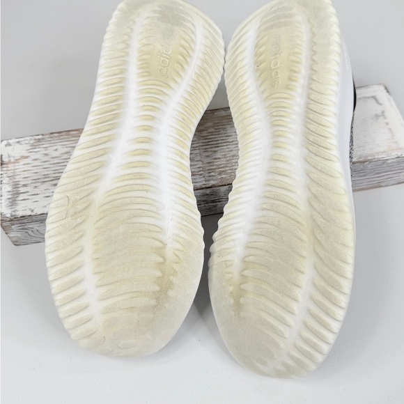 ADIDAS Women's Cloud Foam Pure Slip On Knit Sneakers Gray/White-7.5 - Picture 8 of 8